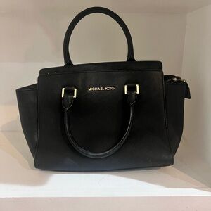Michael Kors Black Satchel Bag